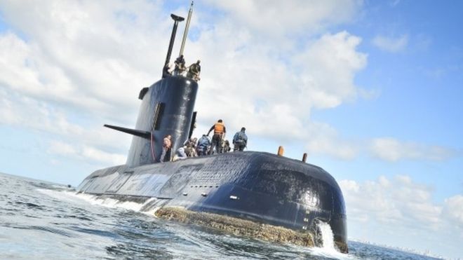 Ingreso de agua, un cortocircuito y un principio de incendio: el último reporte del submarino argentino antes de su desaparición