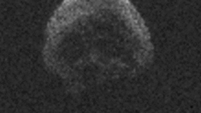El regreso en 2018 del asteroide Halloween con forma de calavera
