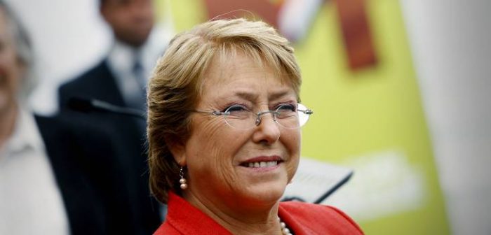 Michelle Bachelet llegó a Cuba para su visita oficial