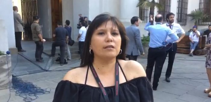 Marcela Jiménez desde La Moneda: silencio total en La Moneda