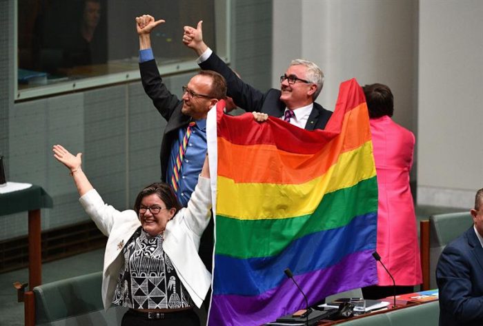 Australia se suma a los 25 países que permiten el matrimonio homosexual