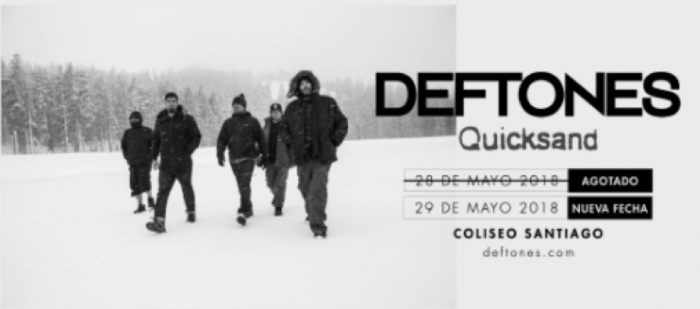 Deftones agenda nueva fecha para presentar su disco “Gore” en Chile