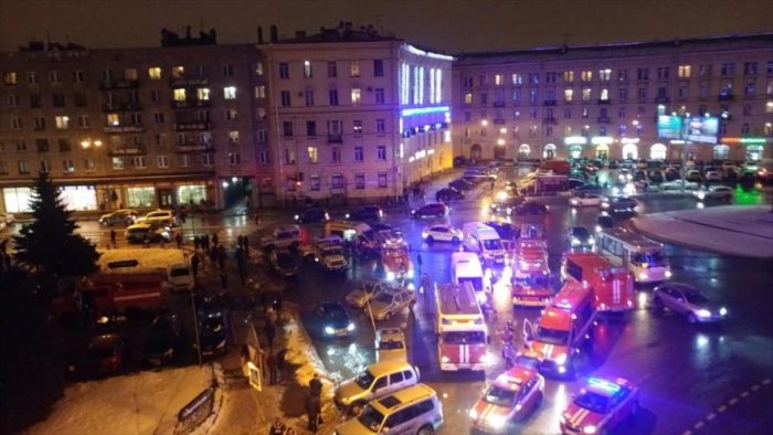 Rusia: al menos 10 heridos deja explosión en un supermercado de San Petersburgo