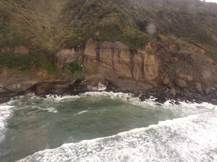 Un muerto, un desaparecido y cuatro pescadores rescatados deja naufragio en Chiloé