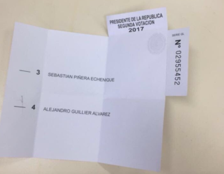 Milagro: voto «marcado» de la misma serie aparece en Peñaflor, Lo Prado y Las Condes