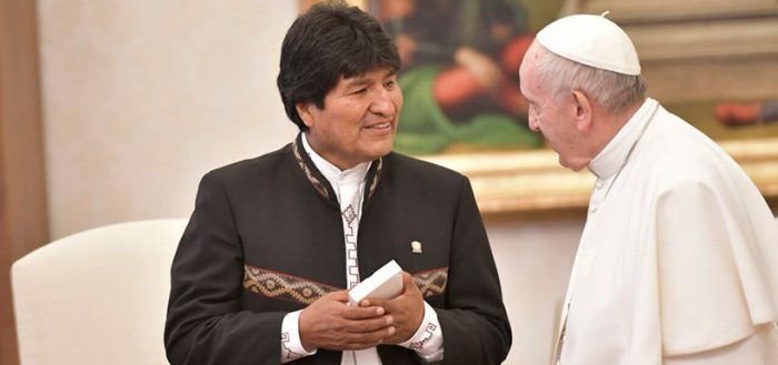 Morales dice que el Papa se «comprometió» a dar salida al mar para Bolivia y buscar un acuerdo con Chile