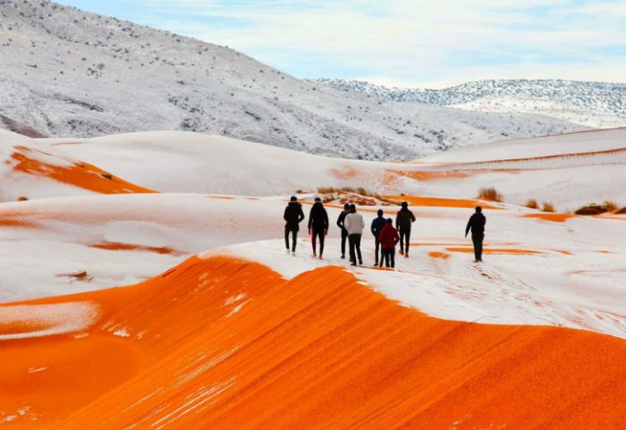 Nieve en el Sahara: ¿Quién dijo que no existe el cambio climático?