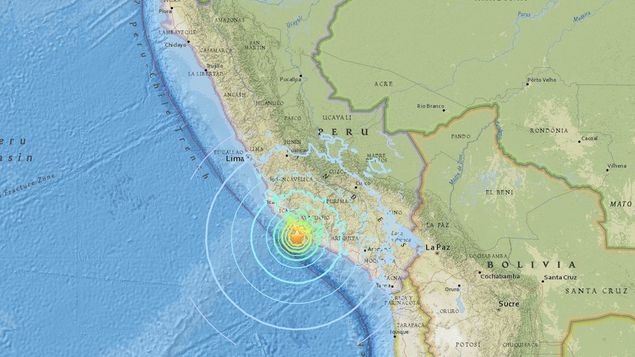 [VIDEO] Al menos 2 muertos y 65 heridos por terremoto de magnitud 6,8 en sur de Perú