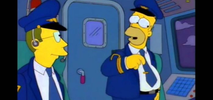 [VIDEO] El saludo de Homero Simpson a pasajeros de Aerolíneas Argentinas