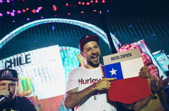 El chileno Diego Zapata disputará la gran final de Red Bull 3Style este domingo