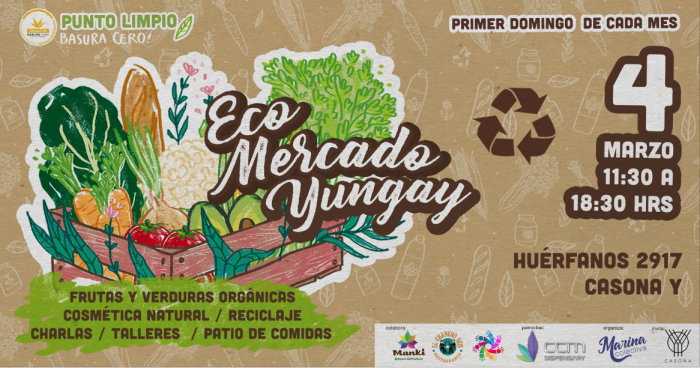 Eco Mercado Yungay: Alternativas ecológicas y orgánicas en pleno centro de Santiago
