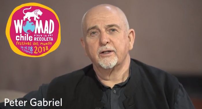 [VIDEO] Peter Gabriel envía video de apoyo a Womad Chile