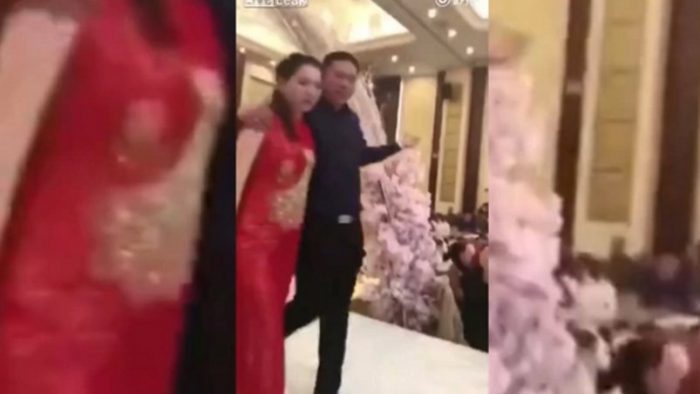 [VIDEO] Suegro en estado de ebriedad besa a la novia de su hijo en plena boda y desata pelea entre las familias