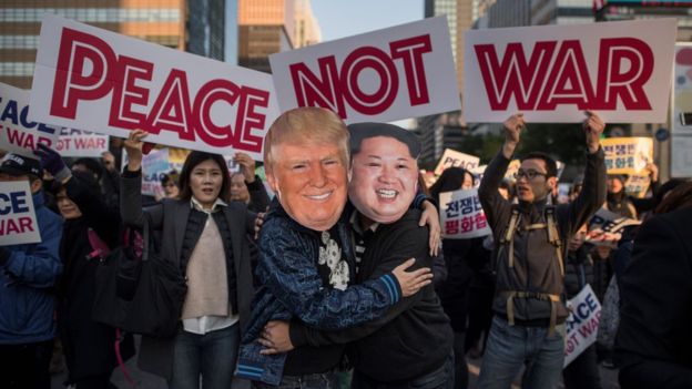 Cómo los líderes de Estados Unidos y Corea del Norte, Donald Trump y Kim Jong-un, pasaron de los insultos a querer reunirse cara a cara
