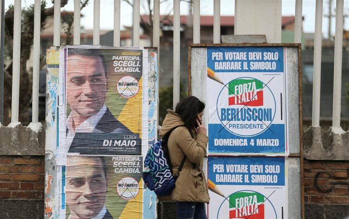 Italia va a las urnas con dos fuerzas populistas liderando las encuestas y la estabilidad de la Unión Europea en juego