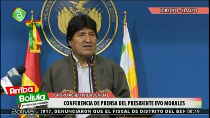 [VIDEO] Evo Morales califica a parte de la prensa chilena como «activistas» que actúan agresivos