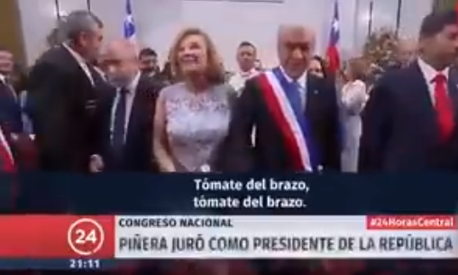 [VIDEO] “Aquí nos separamos, Cecilia… para siempre”: los diálogos entre Piñera y Morel captados a la salida del Congreso