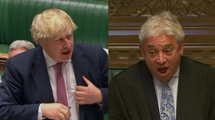 [VIDEO] La ejemplar respuesta del presidente del Parlamento Británico ante comentario sexista del Ministro de Exteriores