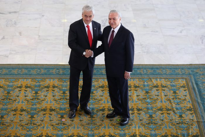 Piñera iniciará conversaciones con presidente brasileño para establecer una «integración en nuestro continente»