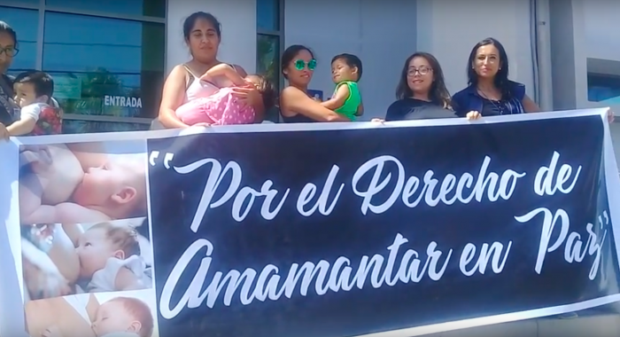 Ong Guerreras De La Leche Materna Protestaron En La Puerta De Tribunales Por Una Madre Expulsada