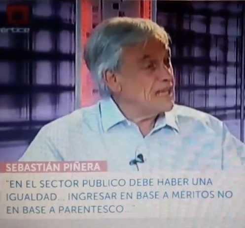 El día que Sebastián Piñera se refirió al nepotismo en la oposición