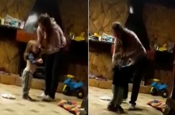 [VIDEO] Niñera denunció brutal golpiza de una madre a su hijo de dos años con crudo registro
