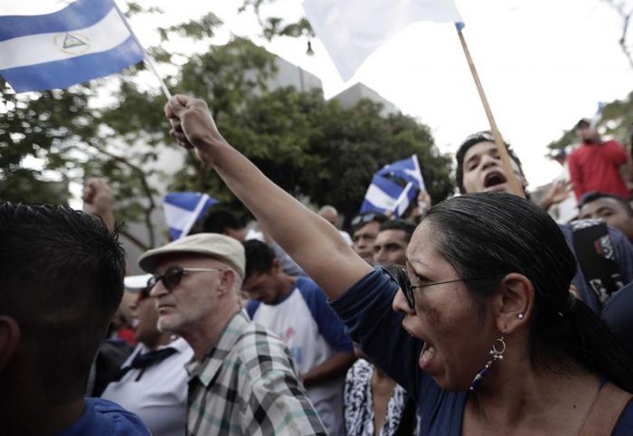 Masiva marcha «por la paz» y contra el Gobierno de Daniel Ortega en Nicaragua