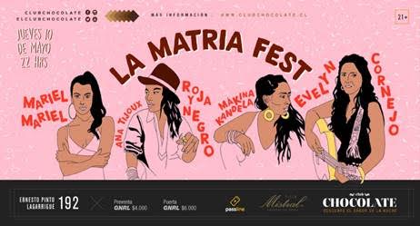 ¡Ana Tijoux, Mariel Mariel,Evelyn Cornejo y Mákina Kandela dan vida a La Matria Fest!
