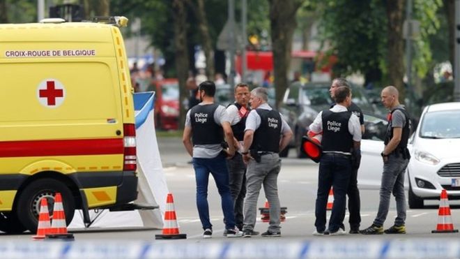 Bélgica: un tiroteo en la ciudad de Lieja deja 4 muertos, entre ellos dos policías y el pasajero de un automóvil