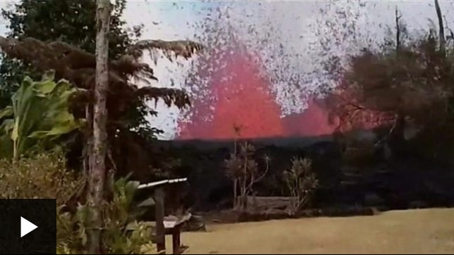 El hombre que encontró la erupción del volcán Kilauea en su jardín de Hawái