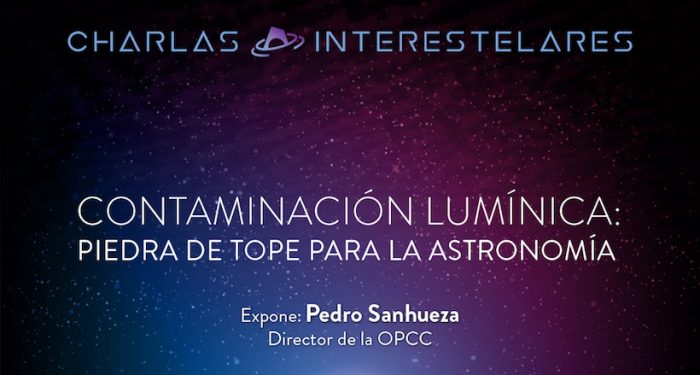 Charla sobre contaminación lumínica dictada por Pedro Sanhueza en Planetario USACH