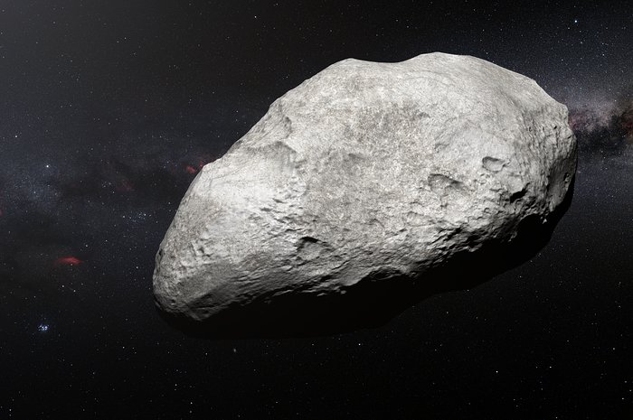 Astrónomos descubren asteroide exiliado en las afueras del Sistema Solar