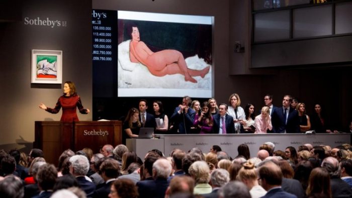 Desnudo de Modigliani alcanza US$157,2 millones en Sotheby’s