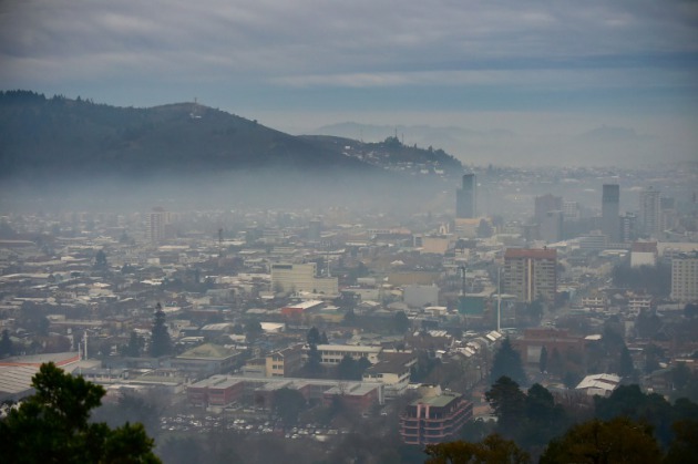 Coordinadora Araucanía Limpia denuncia «deplorable estado del aire» en Temuco