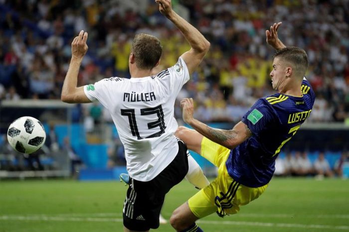 Pende de un hilo: El gol de Suecia que deja a Alemania casi eliminada del Mundial
