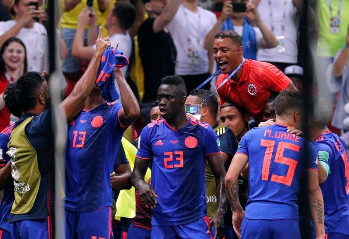 Colombia se redime de su mal debut y golea a Polonia