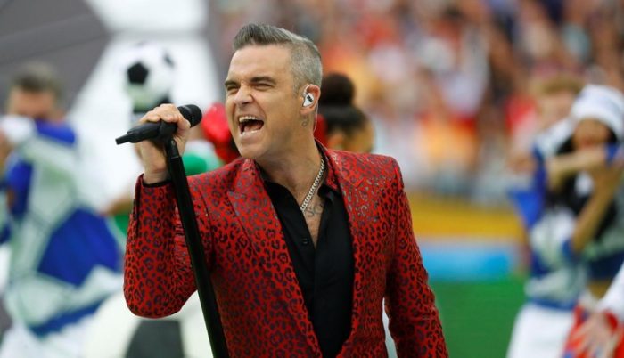 Con la presencia de Robbie Williams en la inauguración se dio el vamos al Mundial de Rusia 2018
