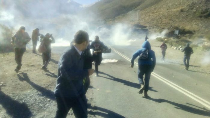 “Luksic style”: Mano dura de Fuerzas Especiales contra manifestantes en Minera Los Pelambres