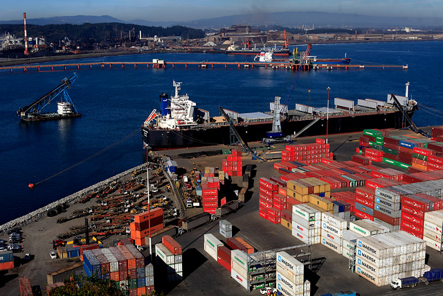 Chile anota superávit comercial de 375 millones dólares en julio de 2018