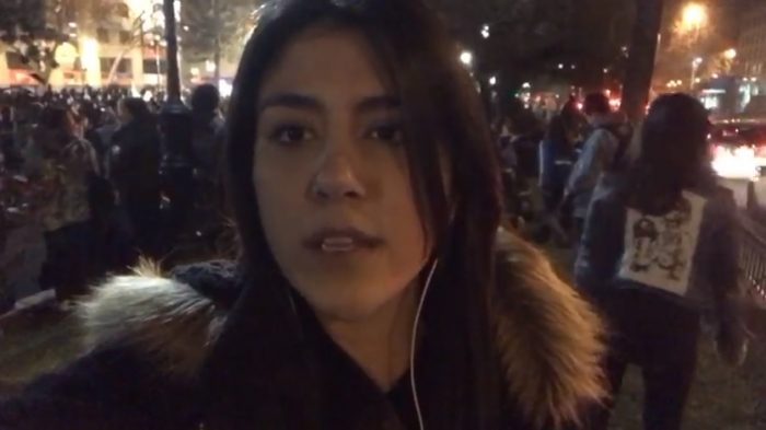 Macarena Segovia desde la marcha por el aborto libre: «Dentro de La Moneda dicen que no esperaban tanta convocatoria»
