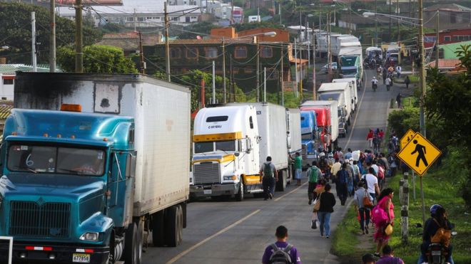Cómo la crisis en Nicaragua afecta a Costa Rica, Guatemala, Honduras, El Salvador y Panamá de una forma «sin precedentes»