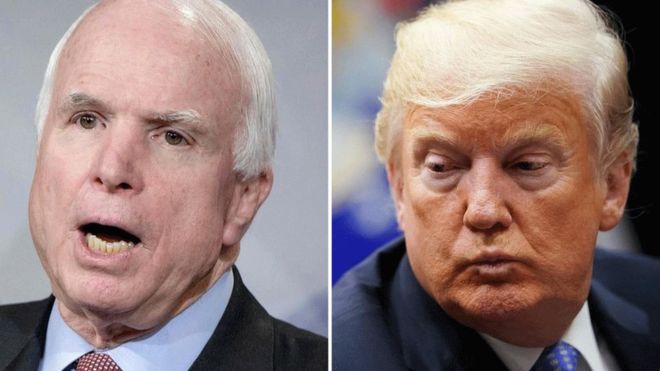 John McCain: 5 de sus notorios enfrentamientos con Donald Trump (pese a ser republicanos ambos)