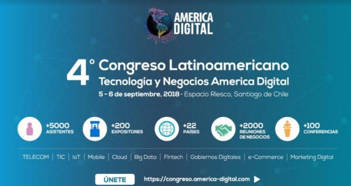 Chile será por 2 días la “capital tecnológica y de negocios de américa latina”