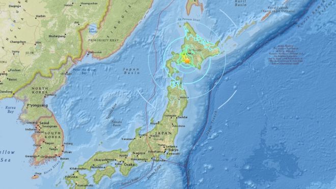 Sismo en Japón: temblor de magnitud 6,7 sacude las cercanías de Sapporo
