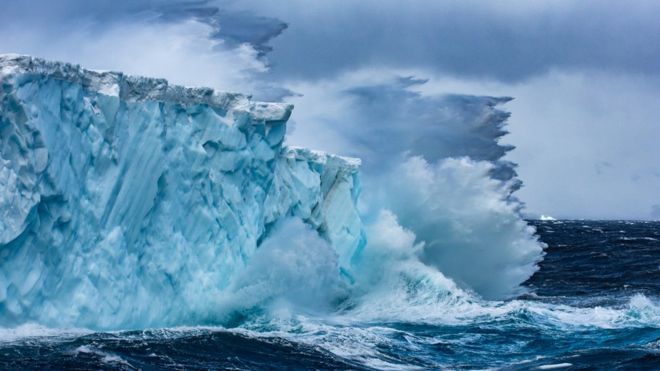 Así suena el tenebroso «canto» de la barrera de hielo de la Antártida