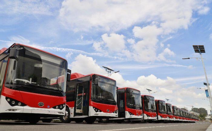 Así son los nuevos buses eléctricos que se incorporarán al Transantiago