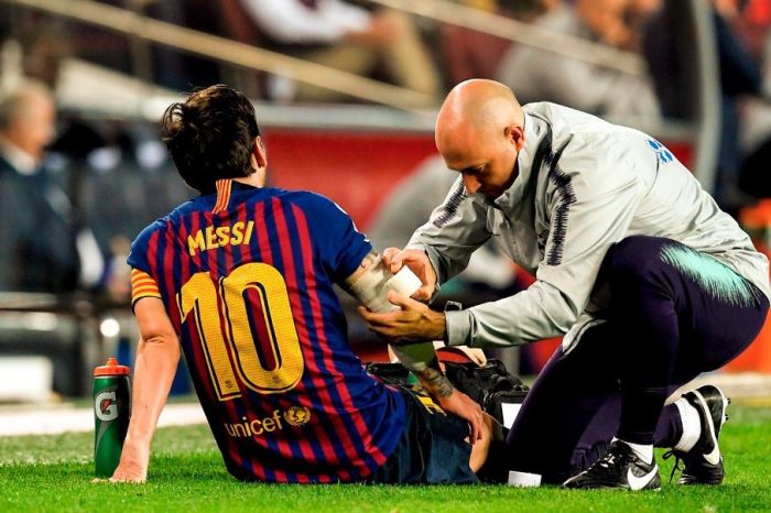 La escalofriante lesión de Lionel Messi que deja en suspenso su participación en el clásico español