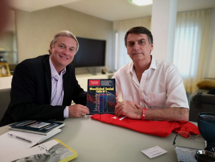 Kast se reunió con Bolsonaro en Brasil: «Le deseamos el mayor de los éxitos en la elección»
