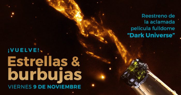 “Estrellas & Burbujas”: película Fulldome “Dark Universe” en Planetario USACH