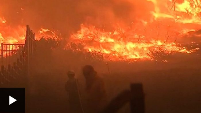 Los voraces incendios forestales que han dejado veintinueve personas muertas en California
